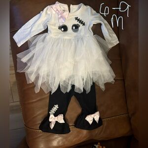 Cute ghost Halloween outfit 6-9 months